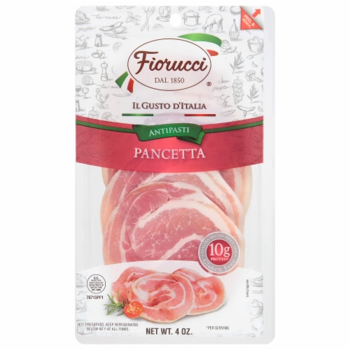 Fiorucci® Sliced Pancetta Perspective: front