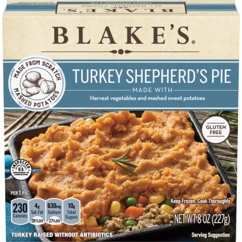 Blake's Turkey Shepherd's Pie Frozen Meal Perspective: front