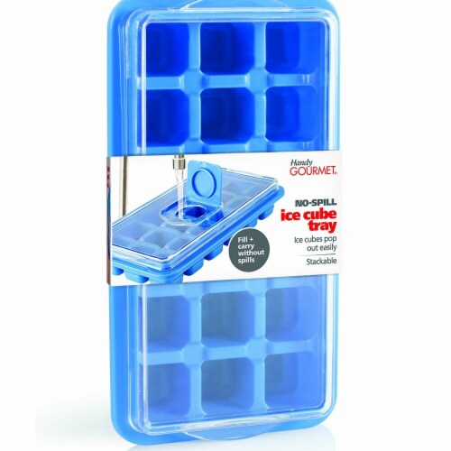 Jobar JB8115 No Spill Ice Cube Tray - Regular Perspective: front