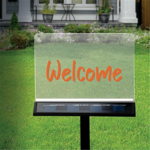Jobar  Acrylic Solar Sign with Marker Perspective: front
