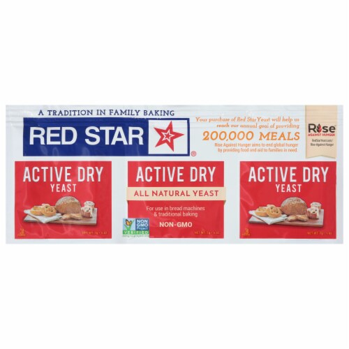 Red Star® Active Dry Yeast Perspective: front