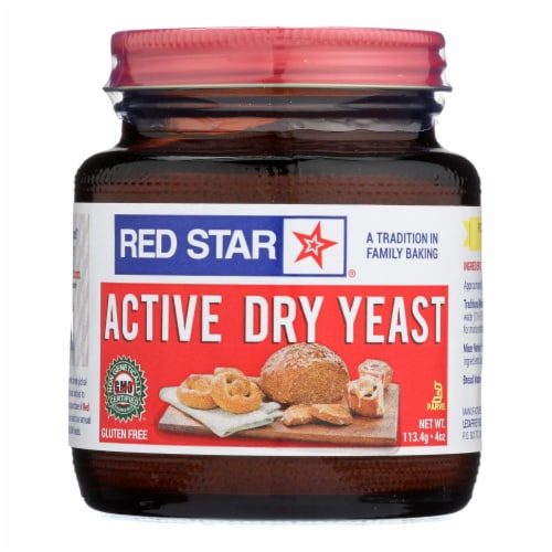 Red Star Active Dry Yeast 4 oz Jar Perspective: front
