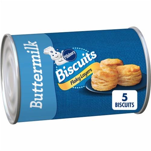 Pillsbury Flaky Layers Buttermilk Canned Biscuits Perspective: front