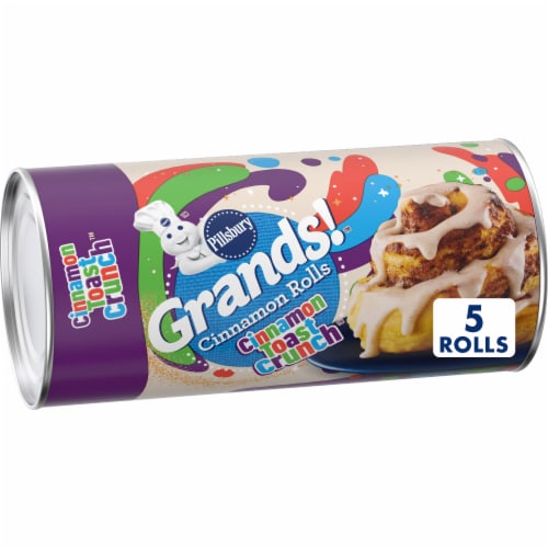 Pillsbury Grands! Cinnamon Toast Crunch Cinnamon Rolls, 5 ct / 3.5 oz …