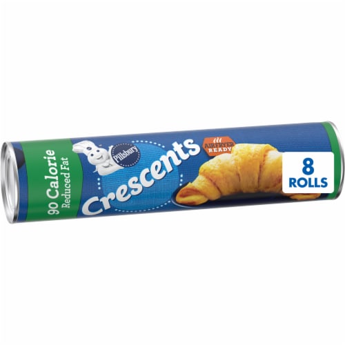 Pillsbury Original Crescent Rolls Refrigerated Canned Pastry Dough, 8 ct /  1 oz - King Soopers