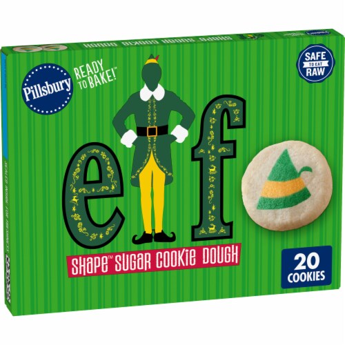 Pillsbury™ Ready to Bake™ Elf Shape™ Sugar Cookie Dough Perspective: front