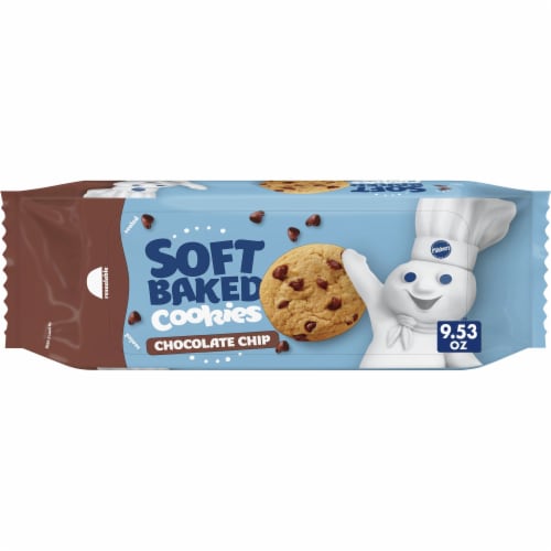 Pillsbury Ready to Eat – Chocolate Chip Soft Baked Cookies Resealable Pantry Snacks