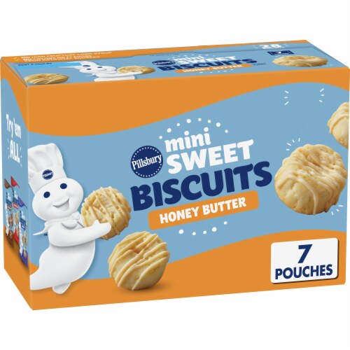 Pillsbury Honey Butter Mini Sweet Biscuits Perspective: front