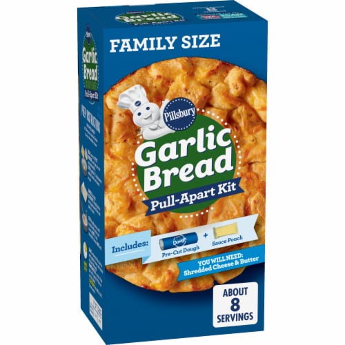 Pillsbury™ Garlic Bread Dough and Sauce Pull Apart Kit Perspective: front