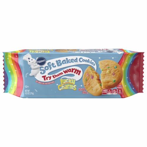 Pillsbury Lucky Charms™ Soft Baked Cookie Dough Perspective: front