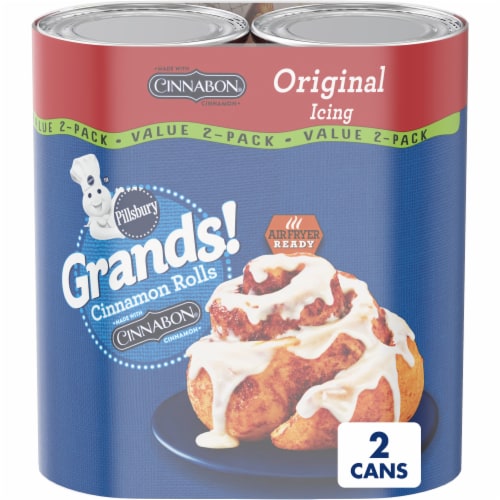 Pillsbury Grands! Cinnabon Cinnamon Rolls 2 Pack Perspective: front