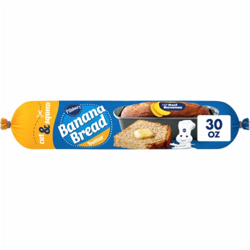 Pillsbury Banana Bread Batter Dough Perspective: front