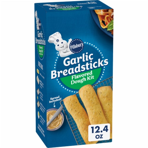 Pillsbury Ready to Bake Garlic Breadsticks Perspective: front