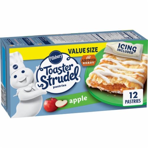 Pillsbury Apple Toaster Strudel Frozen Pastries, 12 ct / 1.95 oz - Fry's  Food Stores