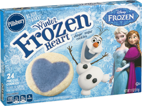 Pillsbury Disney Frozen Shaped Cookie Dough Perspective: front