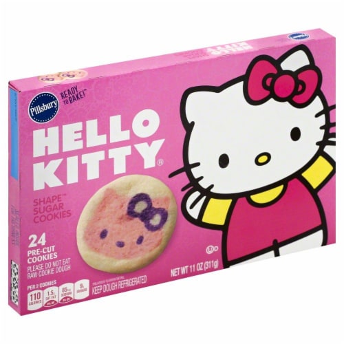 Pillsbury Ready To Bake Hello Kitty Cookie Dough Perspective: front