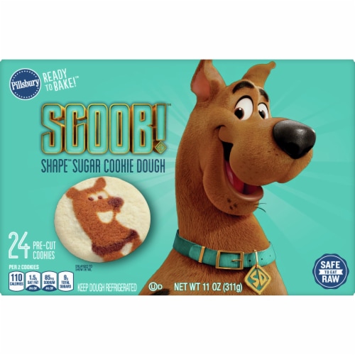 Pillsbury Ready To Bake Scooby Doo Sugar Cookie Dough 24 Ct 11 Oz Qfc