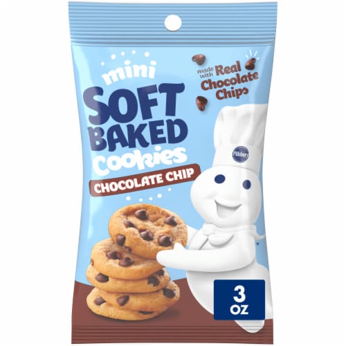 Pillsbury Mini Chocolate Chip Soft Baked Cookies, 3 oz - Smith’s Food ...