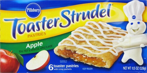 Pillsbury Apple Toaster Strudel Perspective: front