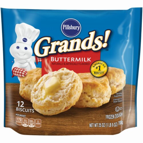 Pillsbury Homestyle Buttermilk Biscuit Buns Perspective: front