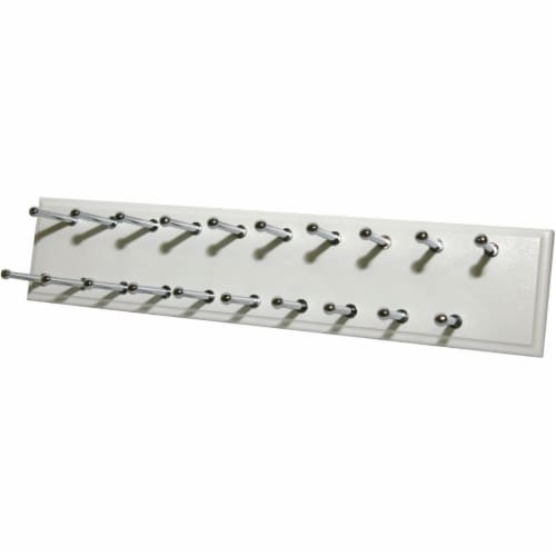 Easy Track Sliding Tie Rack Perspective: front
