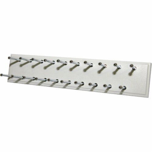 Easy Track Sliding Tie Rack Perspective: front