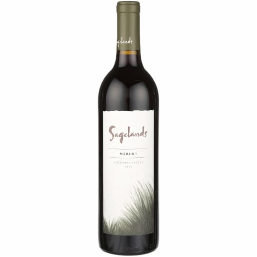 Sagelands Vineyard Merlot Washington Red Wine Perspective: front