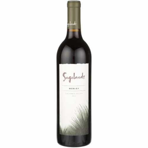 Sagelands Vineyard Merlot Washington Red Wine Perspective: front