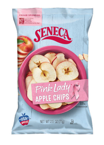 Seneca® Pink Lady Apple Chips Perspective: front