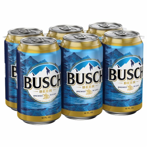 Busch® Beer Can Perspective: front