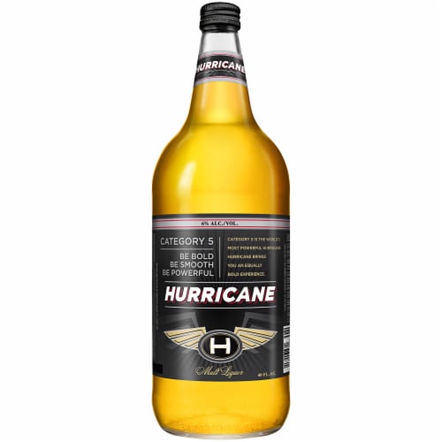 Hurricane Malt Liquor Perspective: front