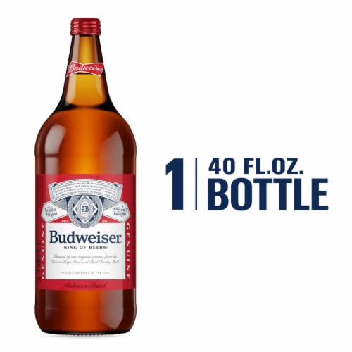 Budweiser American Lager Beer Perspective: front