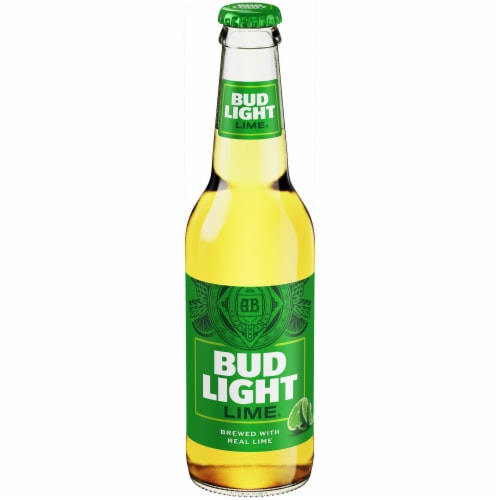 Bud Light Lime American Light Lager Beer Perspective: front