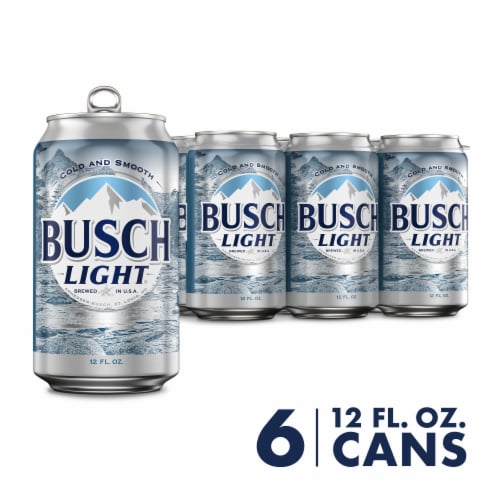 Busch Light American Lager Beer Perspective: front