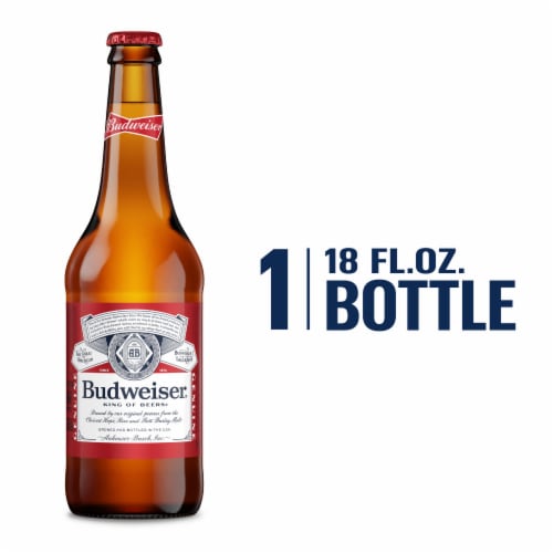 Budweiser American Lager Beer Perspective: front