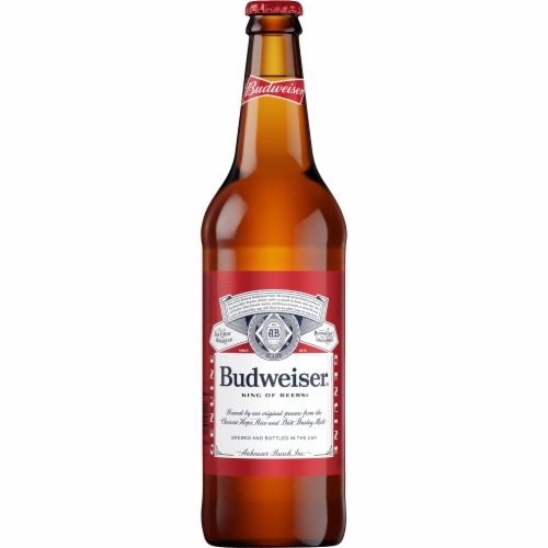 Budweiser Lager Beer Perspective: front