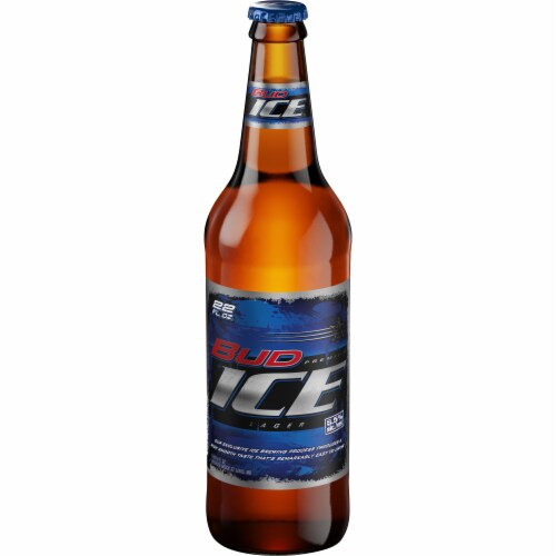 Bud Ice Beer Perspective: front