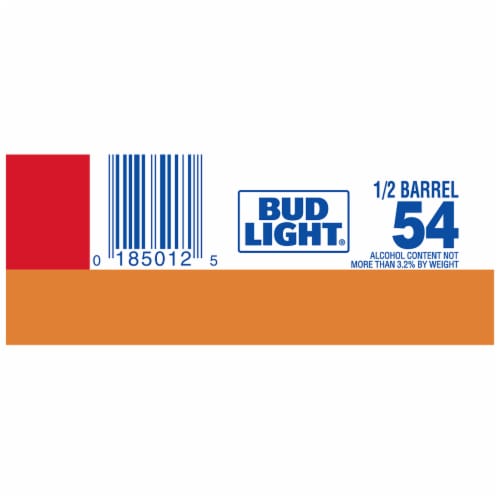 Bud Light Beer Keg Perspective: front