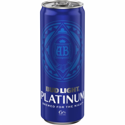 Bud Light® Platinum® Lager Beer Perspective: front