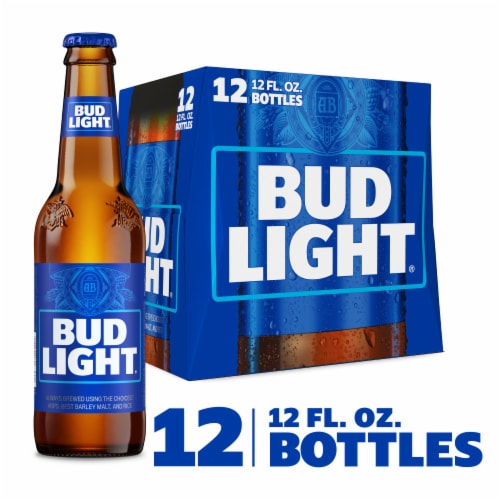 Bud Light American Lager Beer Perspective: front