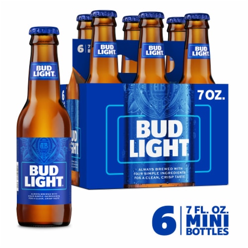 Bud Light American Light Lager Beer Perspective: front