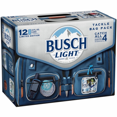 Busch Light Lager Beer Perspective: front