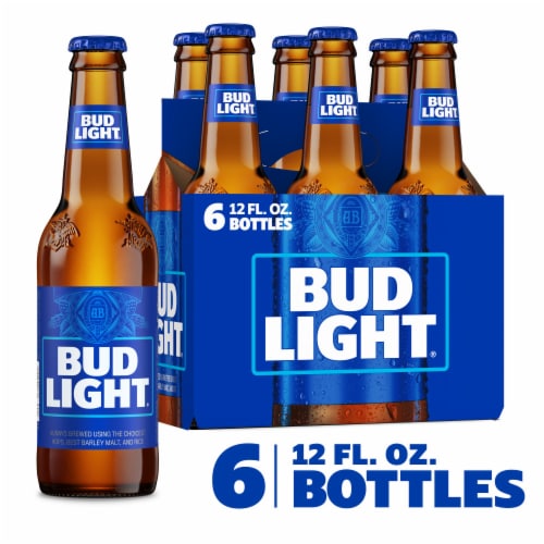 Bud Light American Lager Beer Perspective: front