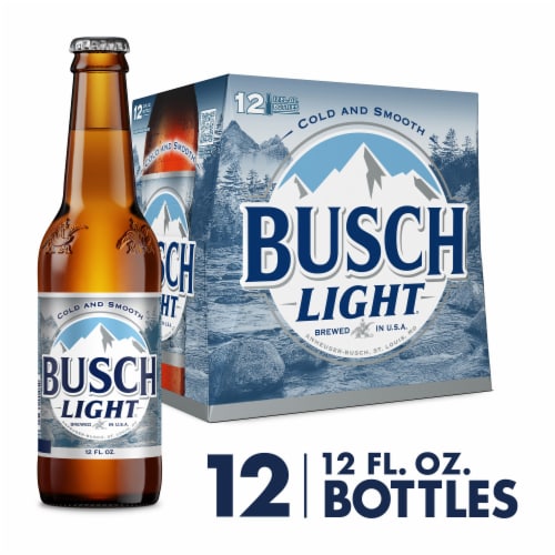 Busch Light American Lager Beer Perspective: front