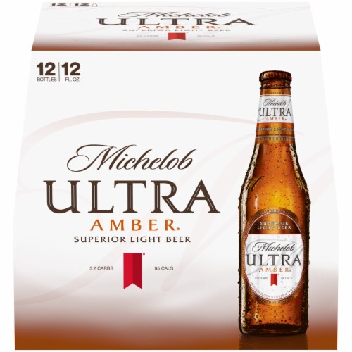 Michelob Ultra Amber Beer Perspective: front
