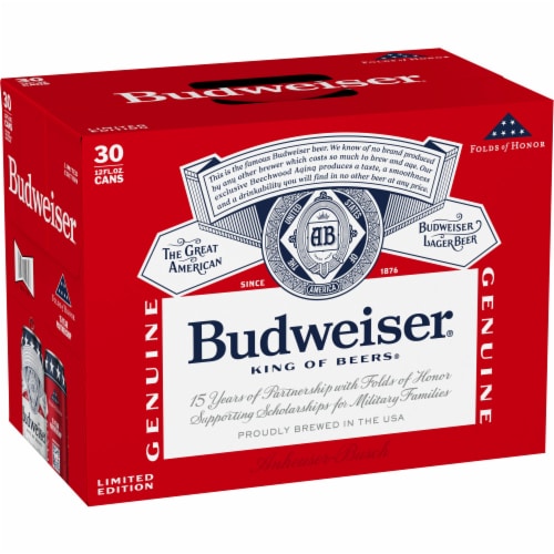 Budweiser Beer Perspective: front