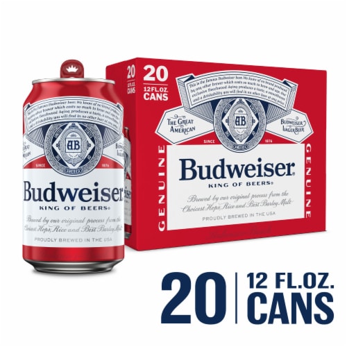 Budweiser Beer Perspective: front