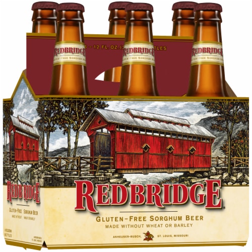 Redbridge Lager Gluten Free Amber Lager Perspective: front