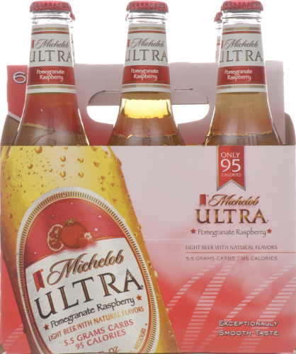 Michelob Pomegranate Raspberry Beer Perspective: front