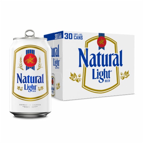Natural Light Domestic American Lager Beer Perspective: front